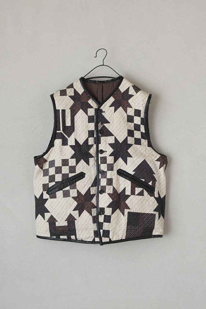 ASEEDONCLOUD アシードンクラウド Reversible uniform vest(25AW