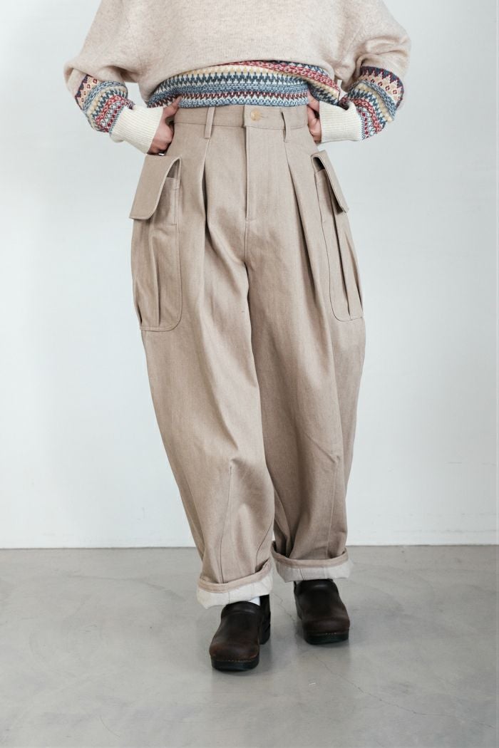 ASEEDONCLOUD アシードンクラウド P.E. trousers(25AW) | T.T. GARRET