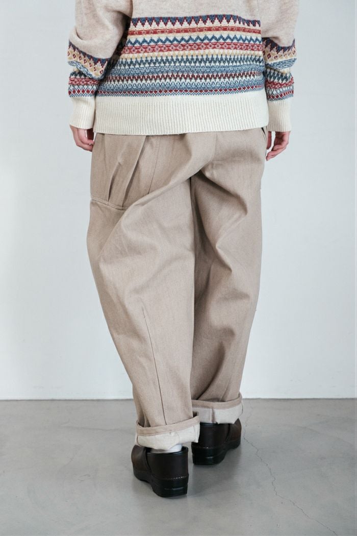 ASEEDONCLOUD アシードンクラウド P.E. trousers(25AW) | T.T. GARRET
