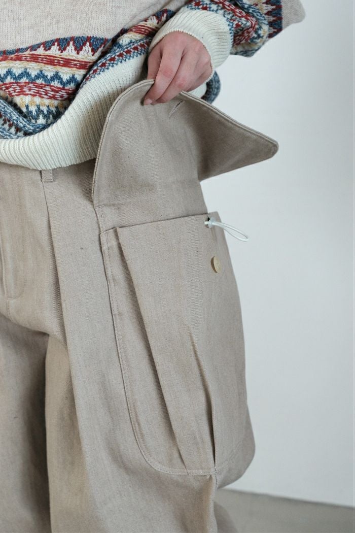 ASEEDONCLOUD アシードンクラウド P.E. trousers(25AW) | T.T. GARRET