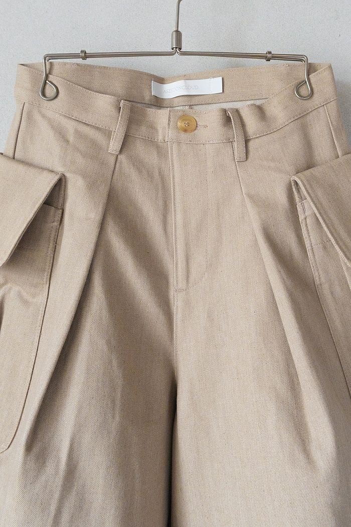 ASEEDONCLOUD アシードンクラウド P.E. trousers(25AW) | T.T. GARRET