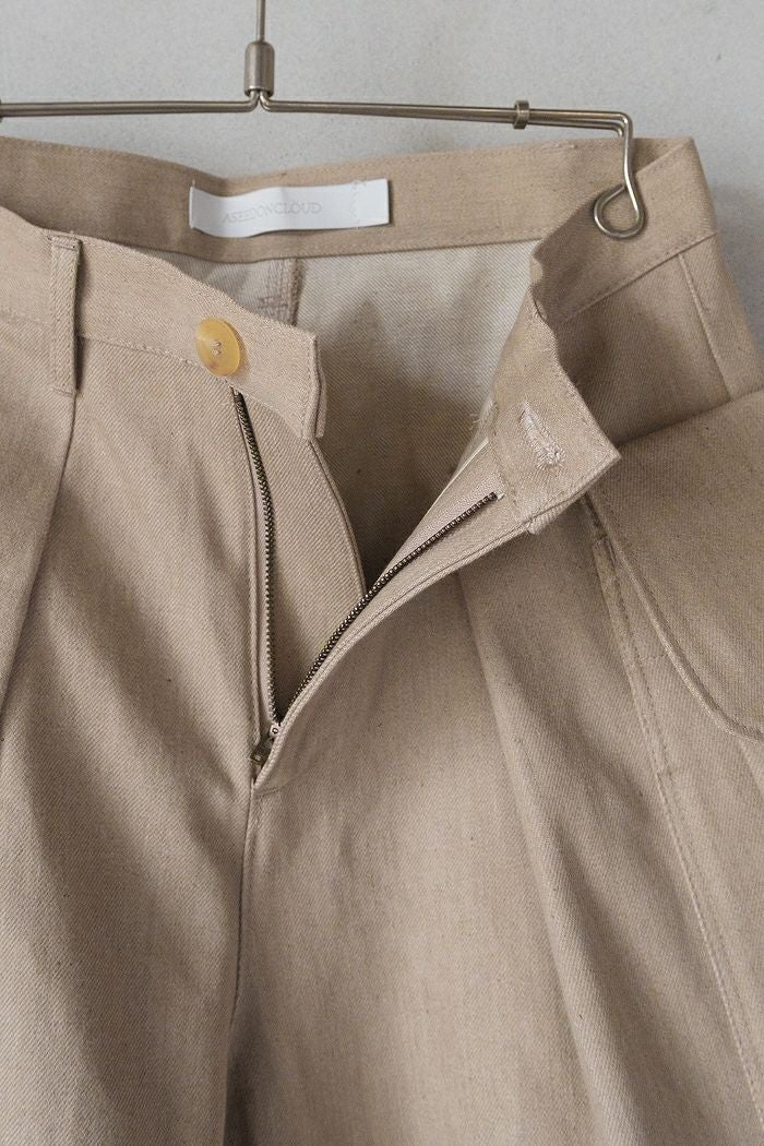 ASEEDONCLOUD アシードンクラウド P.E. trousers(25AW) | T.T. GARRET