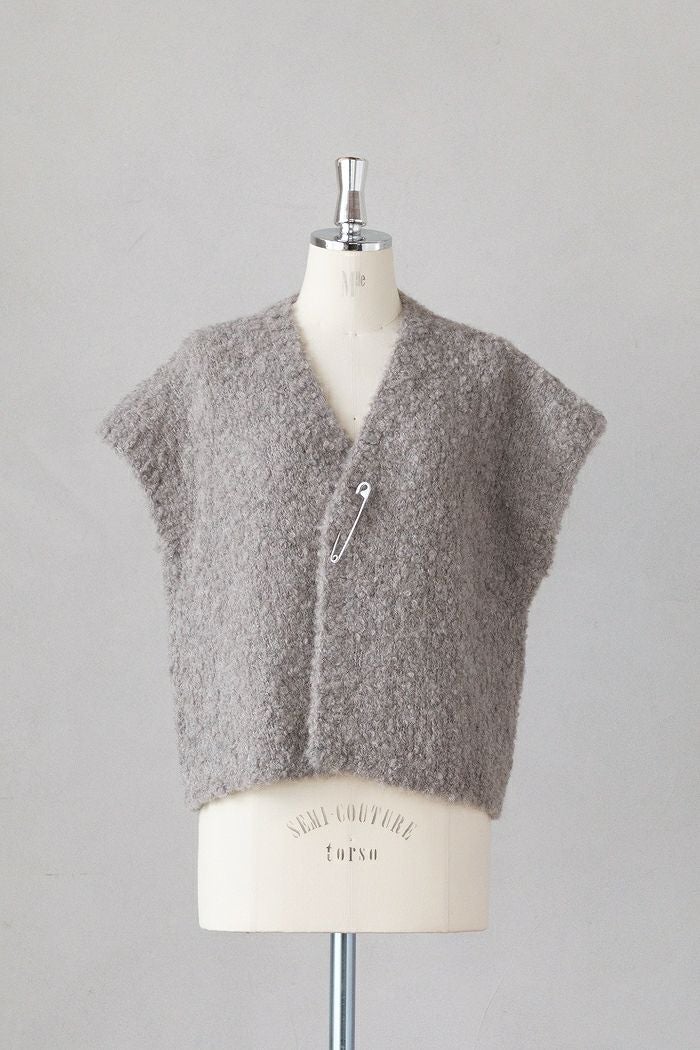 maison de soil メゾン ド ソイル 3GG BOUCLE V-NECK SHORT LENGTH