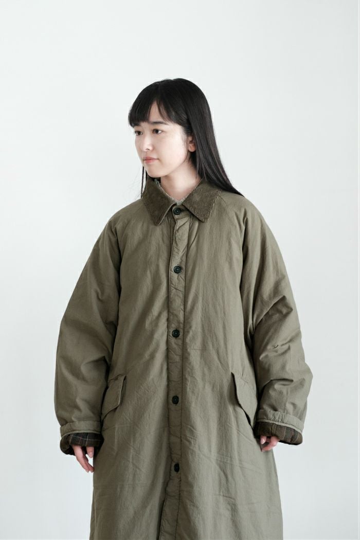 maison de soil メゾン ド ソイルPADDED 40s POPLIN FLANNEL LINING