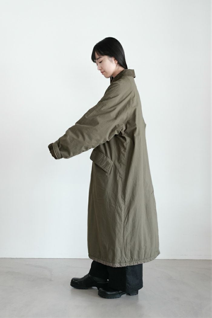 maison de soil メゾン ド ソイルPADDED 40s POPLIN FLANNEL LINING