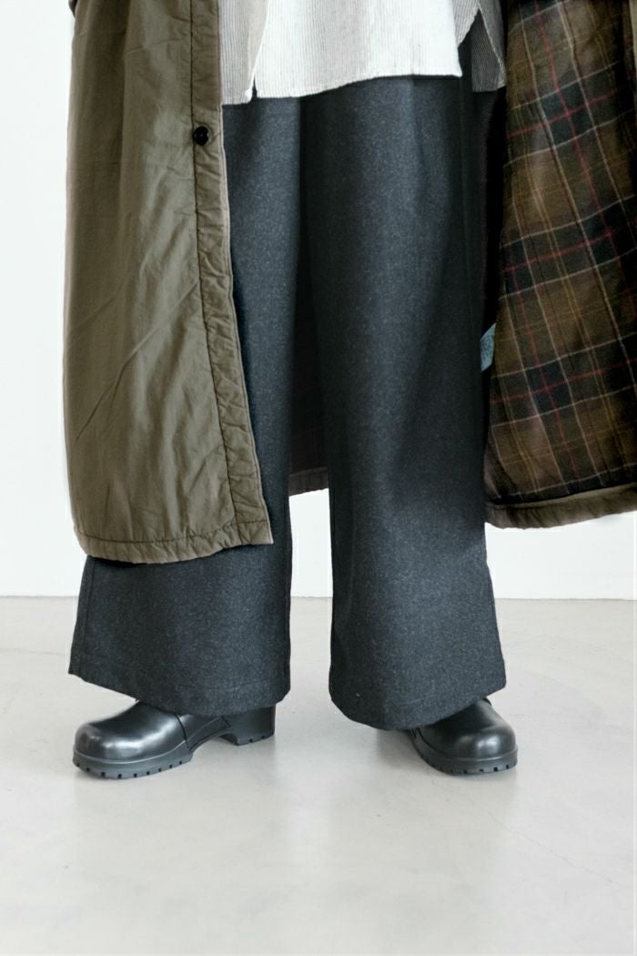 maison de soil メゾン ド ソイルPADDED 40s POPLIN FLANNEL LINING