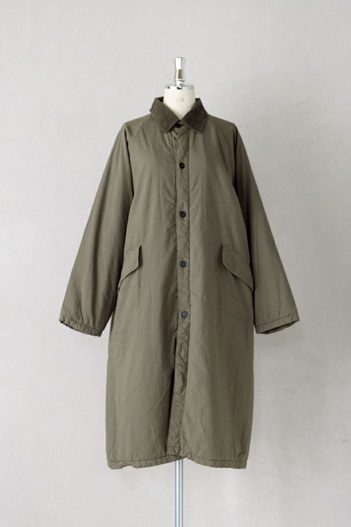 maison de soil メゾン ド ソイルPADDED 40s POPLIN FLANNEL LINING