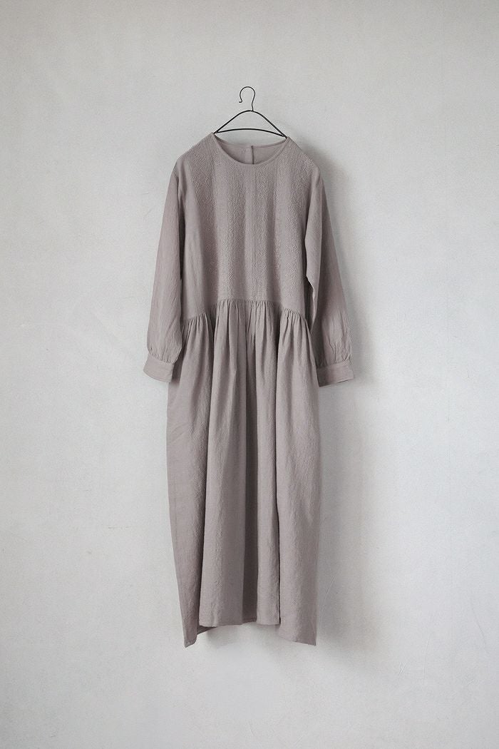 maison de soil メゾン ド ソイル BOILED WOOL PLAIN CREW NECK EMB