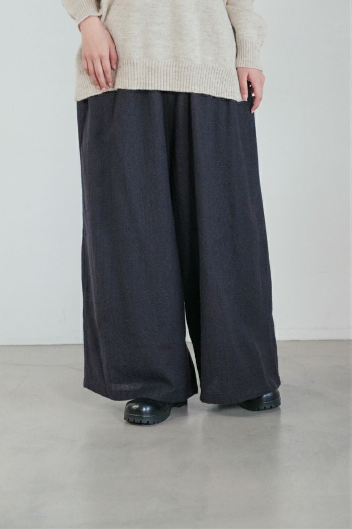 maison de soil メゾン ド ソイル 9.5oz ONE WASH DENIM CULOTTES(25AW