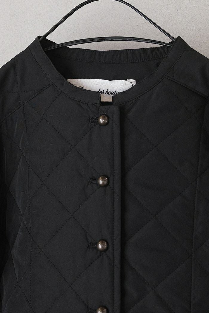 Porter des boutons キルティングリバーシブルショートジレ Porter des boutons ポルテデブトン キルティングジャケット(25AW