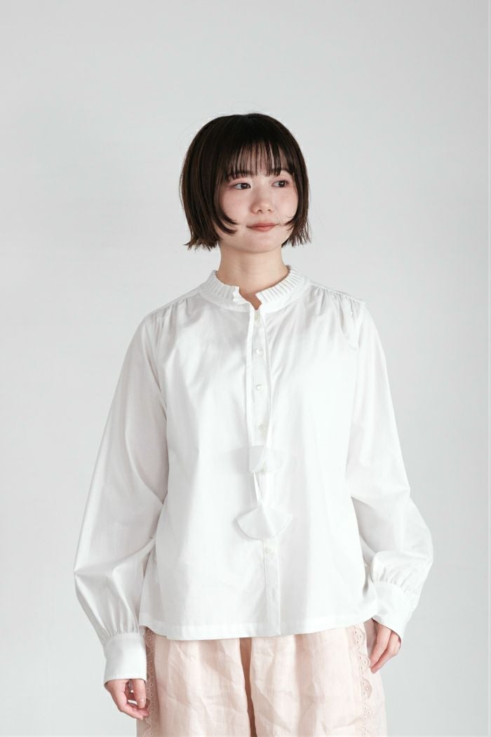 Heriter エリテ cutwork collar blouse(26SS) | T.T. GARRET