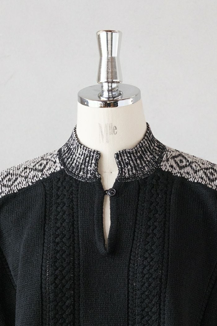 ASEEDONCLOUD アシードンクラウド Seiyako jacquard knit blouse(25AW