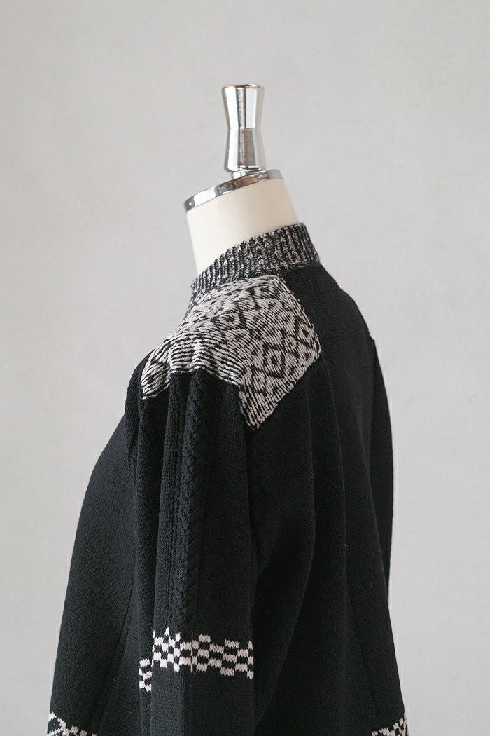 ASEEDONCLOUD アシードンクラウド Seiyako jacquard knit blouse(25AW
