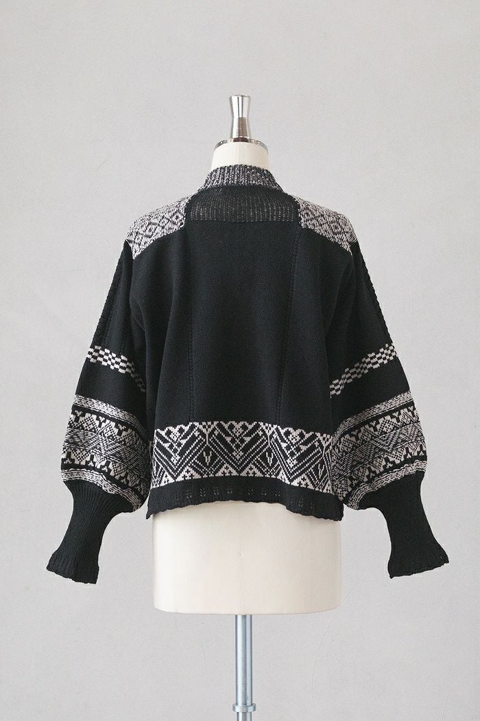 ASEEDONCLOUD アシードンクラウド Seiyako jacquard knit blouse(25AW