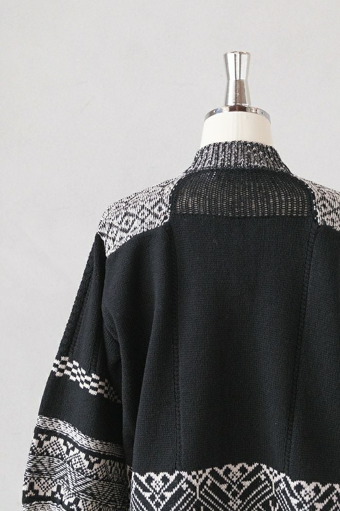ASEEDONCLOUD アシードンクラウド Seiyako jacquard knit blouse(25AW
