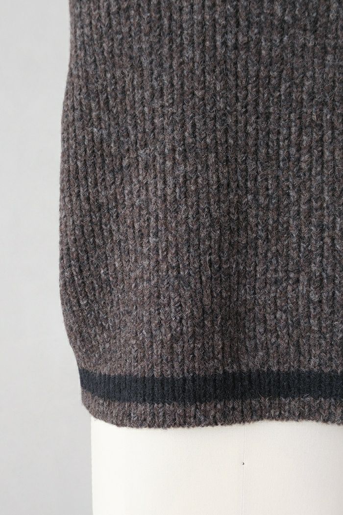 ASEEDONCLOUD アシードンクラウド Blushed knit vest(25AW) | T.T. GARRET