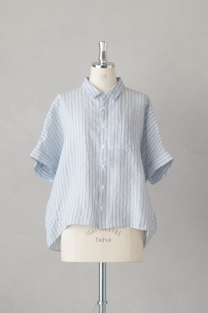 ROBE de PEAU ローブデポー グランドセーラーカラー ブラウス(25SS