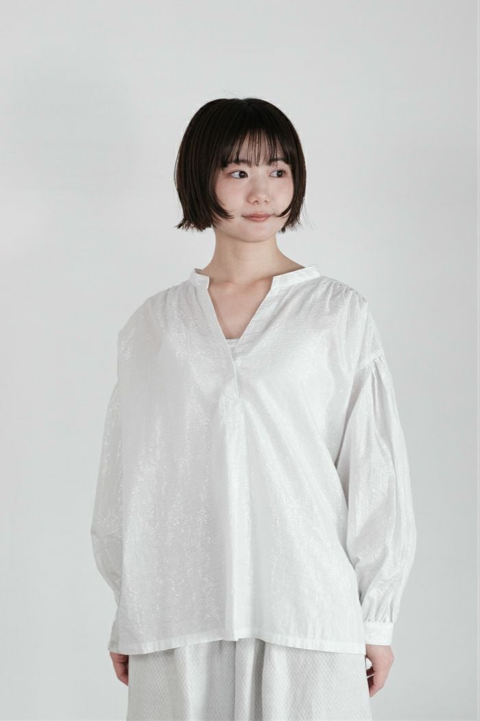 【極美/2.8万】ARTE POVERA リメイク ユーロアーミー ワイドシャツ ARTE POVERA アルテポーヴェラ インドサリーストライプ ギャザーシャツ
