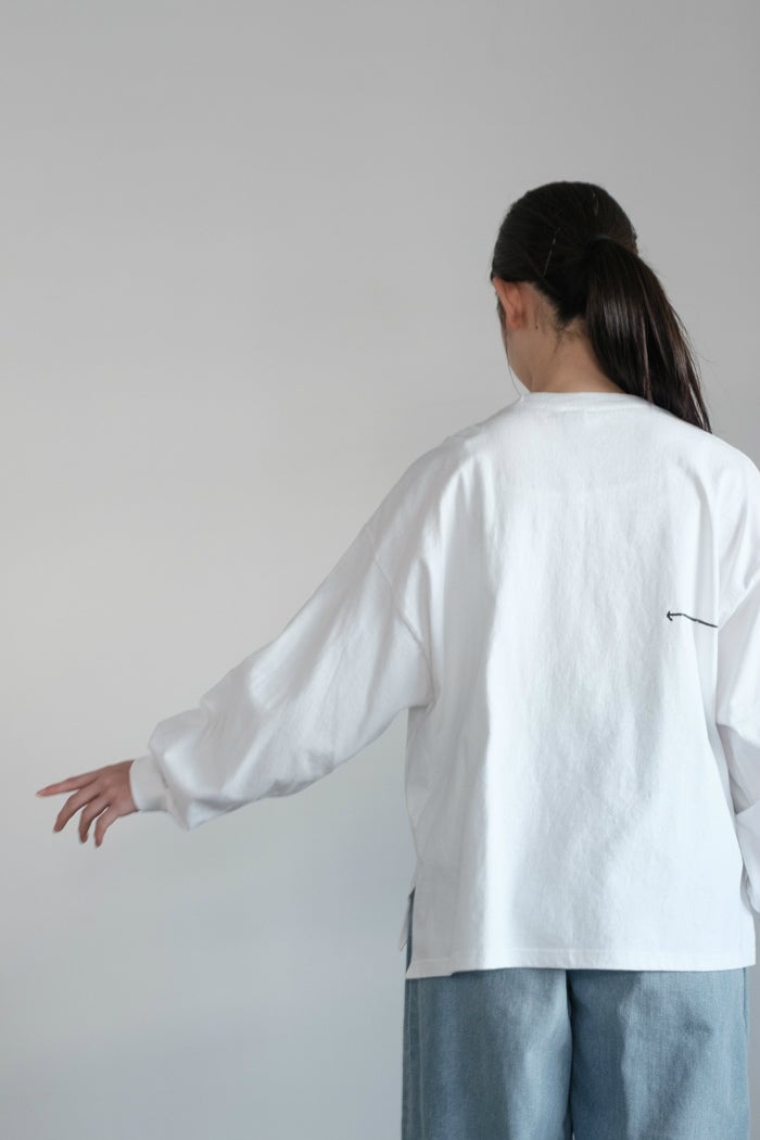 ARTE POVERA アルテポーヴェラ ギルダン RE-「message」ロンT(26SS 