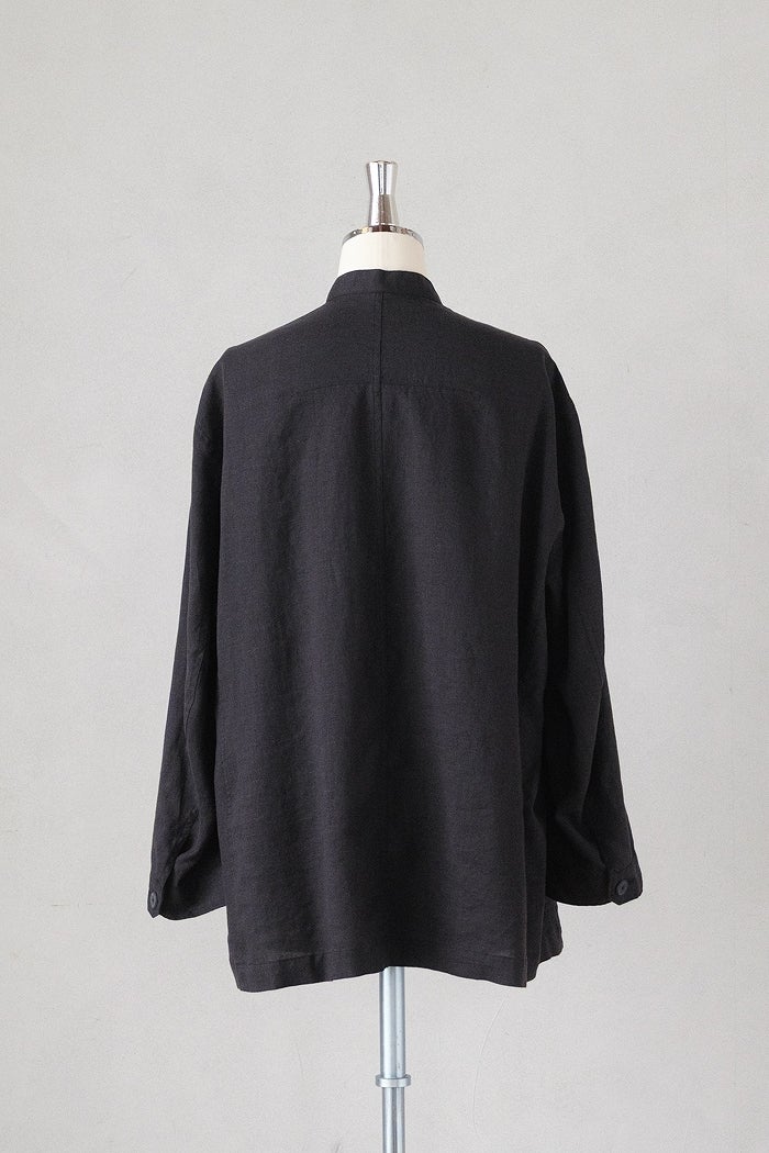 FIRMUM フィルマム ホウジュンリネン バンドカラー カバーオール(26SS