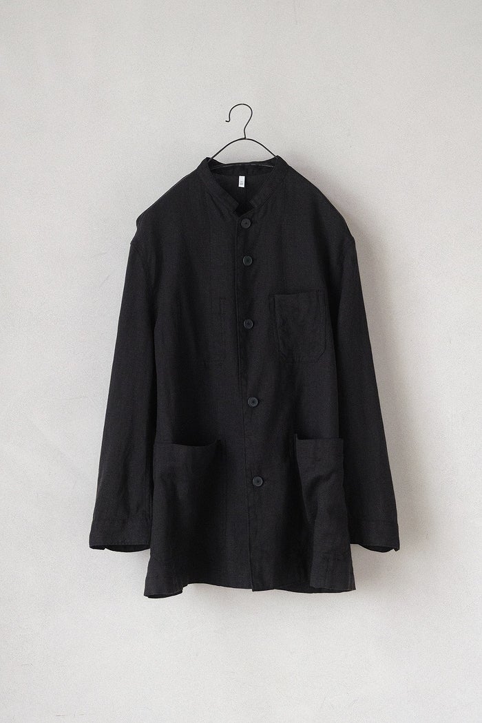 FIRMUM フィルマム ホウジュンリネン バンドカラー カバーオール(26SS