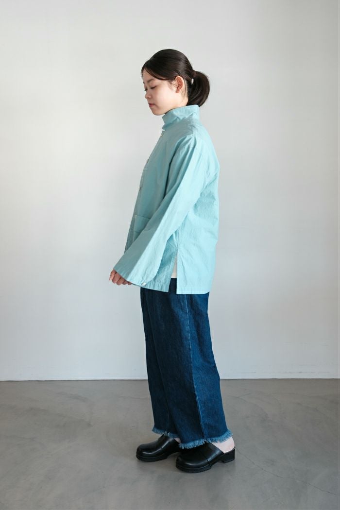 ☆新品☆buoy buoy リップストップクルーポケプルオーバー(カーキ) buoy buoy ブイ オーガニックリップストップジャケット(26SS) | T.T.