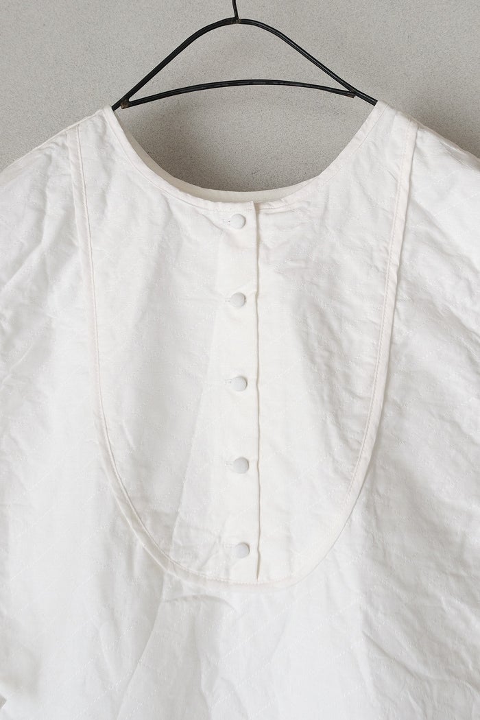 Gauze# ガーゼ アンティークスカラップレース キルトジレ(26SS) | T.T.