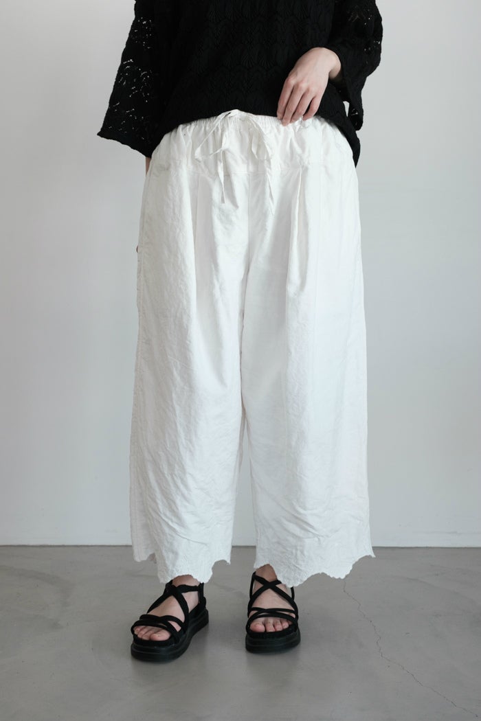 【未使用】Gauze# ガーゼ ニットストリングピエロパンツ Gauze# ガーゼ ニットストリングピエロパンツ(24SS) | T.T. GARRET