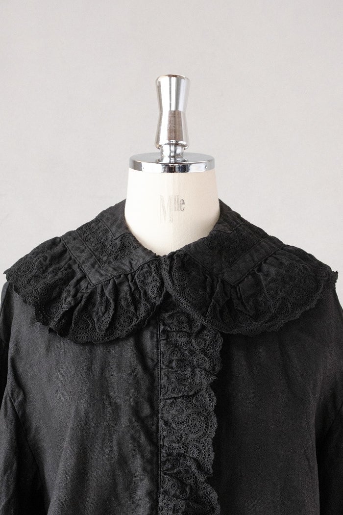 Gauze# ガーゼ ameri アンティーク フリルブラウス(26SS) | T.T. GARRET