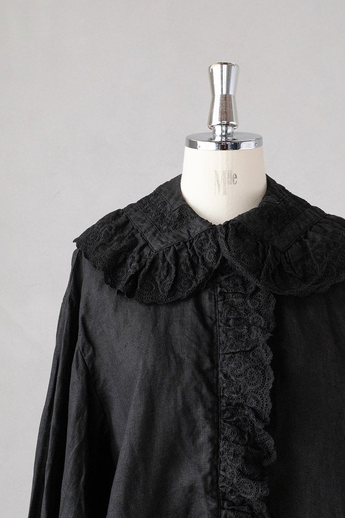 Gauze# ガーゼ ameri アンティーク フリルブラウス(26SS) | T.T. GARRET