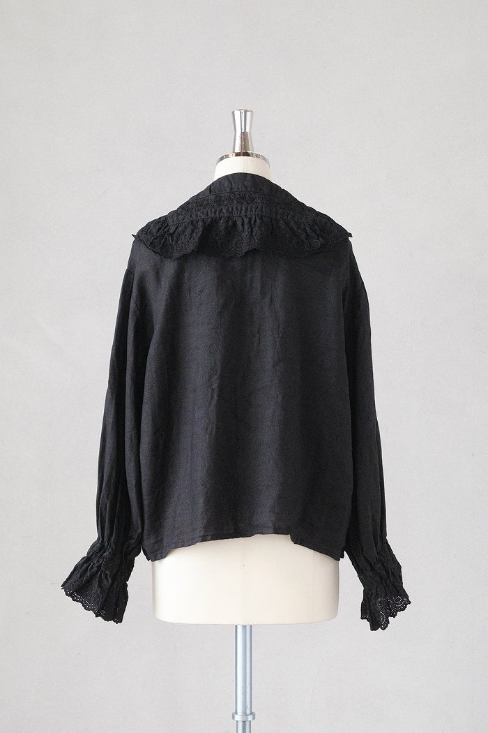 Gauze# ガーゼ ameri アンティーク フリルブラウス(26SS) | T.T. GARRET