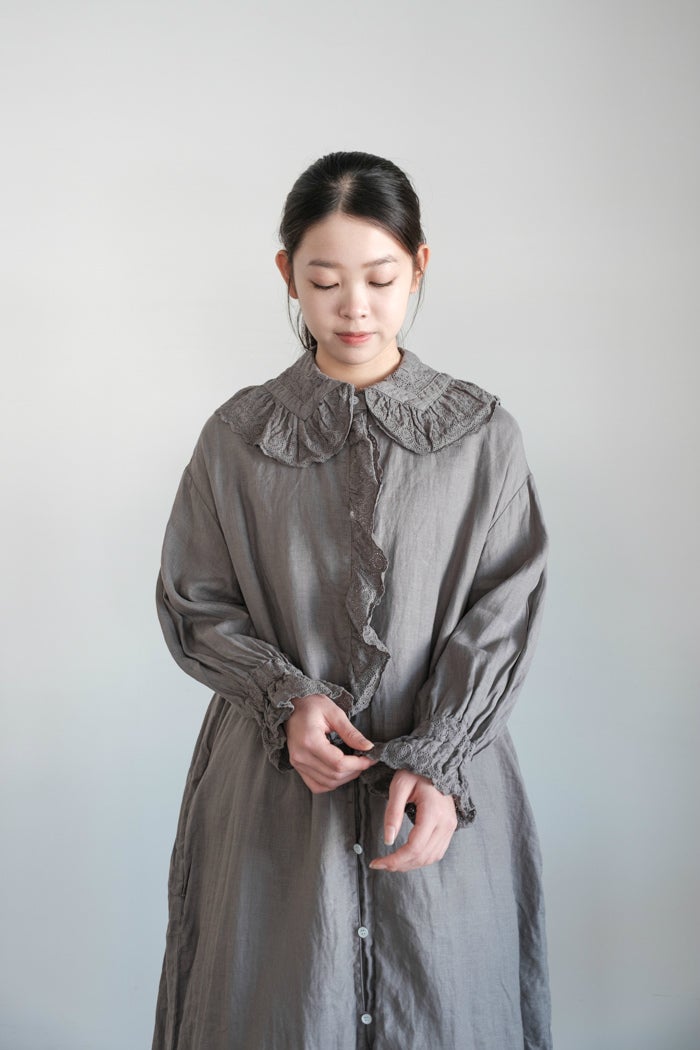 Gauze# ガーゼ ameri アンティーク フリルワンピース(26SS) | T.T. GARRET