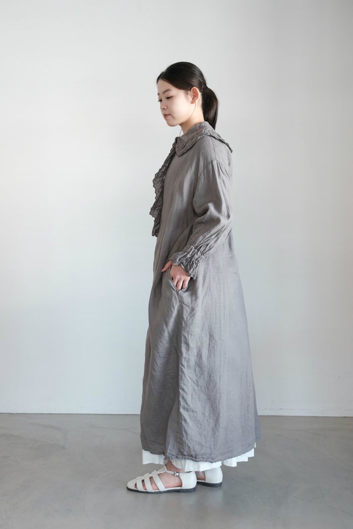 Gauze# ガーゼ ameri アンティーク フリルワンピース(26SS) | T.T. GARRET