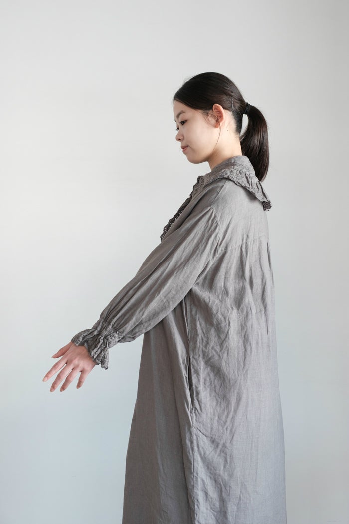 Gauze# ガーゼ ameri アンティーク フリルワンピース(26SS) | T.T. GARRET