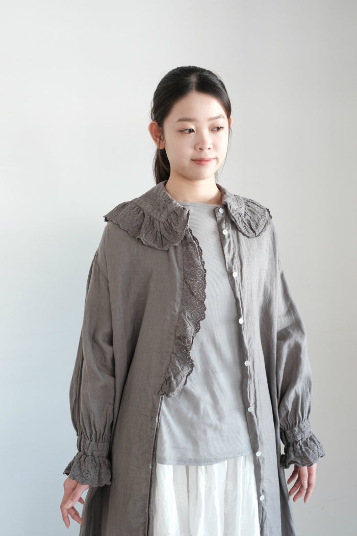 Gauze# ガーゼ ameri アンティーク フリルワンピース(26SS) | T.T. GARRET