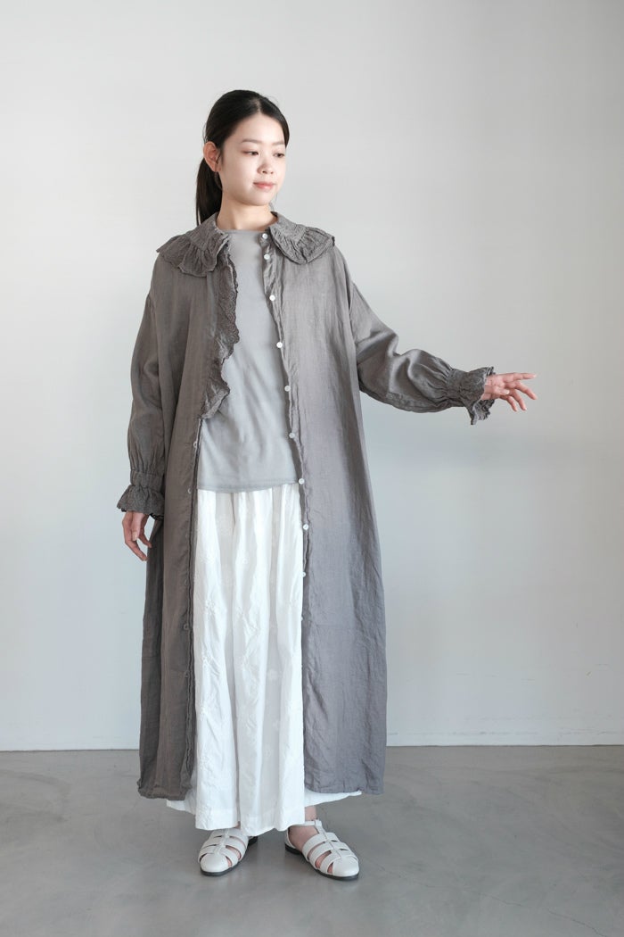Gauze# ガーゼ ameri アンティーク フリルワンピース(26SS) | T.T. GARRET