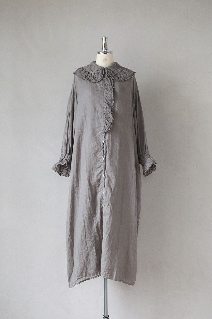 Gauze# ガーゼ ameri アンティーク フリルワンピース(26SS) | T.T. GARRET