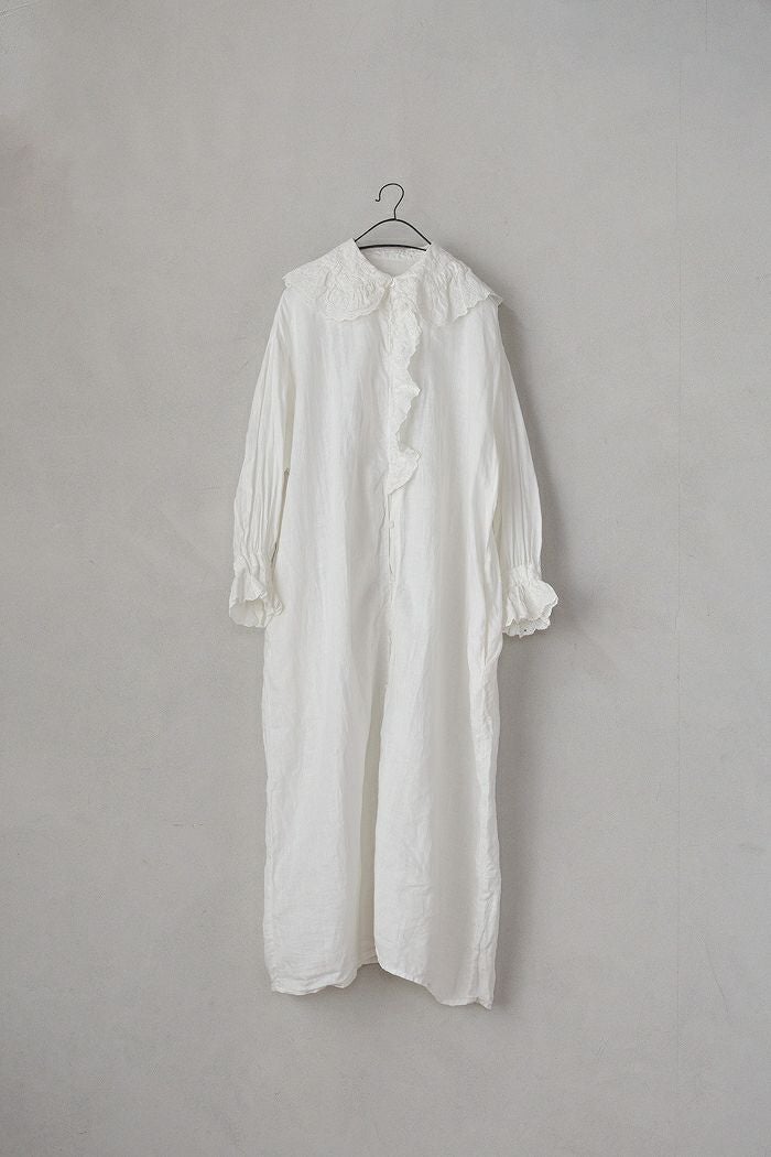 Gauze# ガーゼ ameri アンティーク フリルワンピース(26SS) | T.T. GARRET