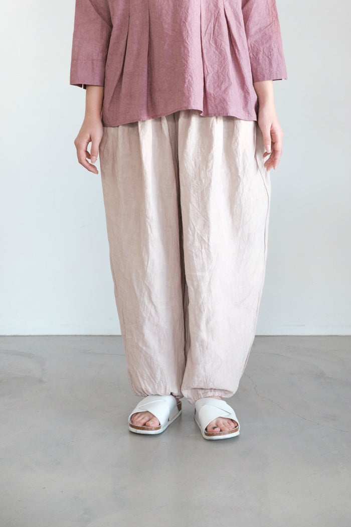 Gauze# ガーゼ リネン ameri パンツ(26SS) | T.T. GARRET