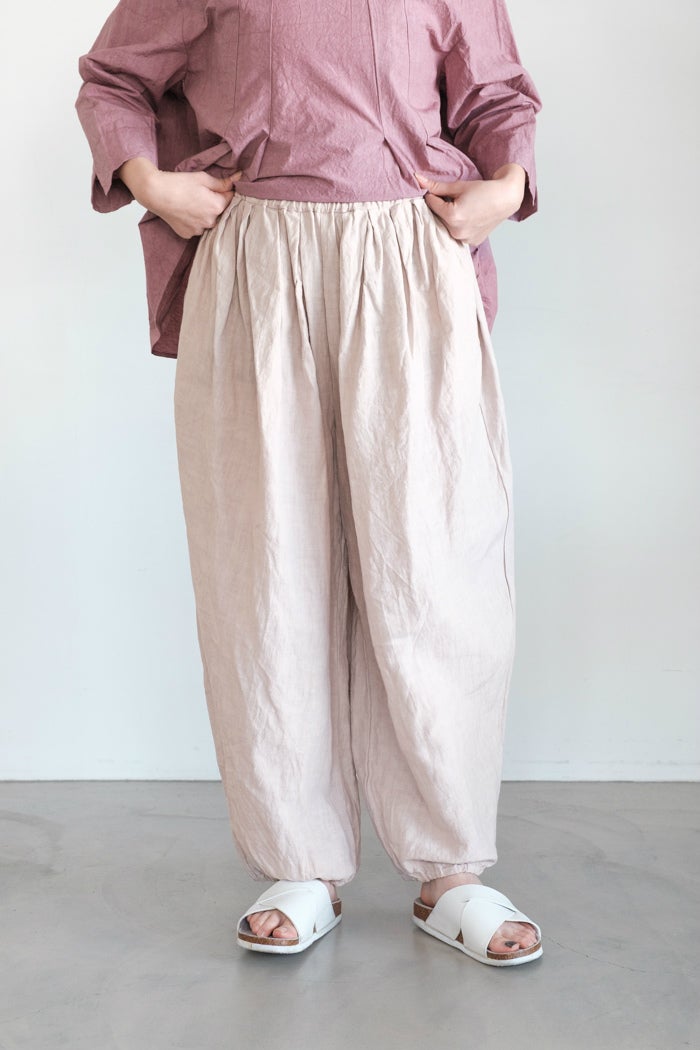 Gauze# ガーゼ リネン ameri パンツ(26SS) | T.T. GARRET