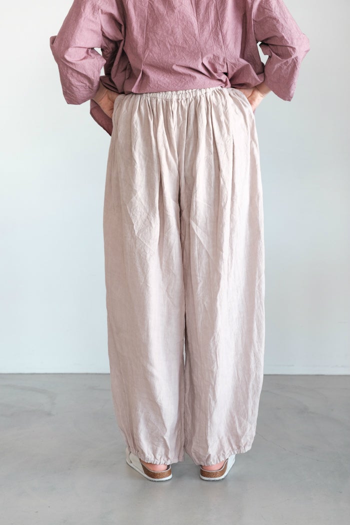 Gauze# ガーゼ リネン ameri パンツ(26SS) | T.T. GARRET