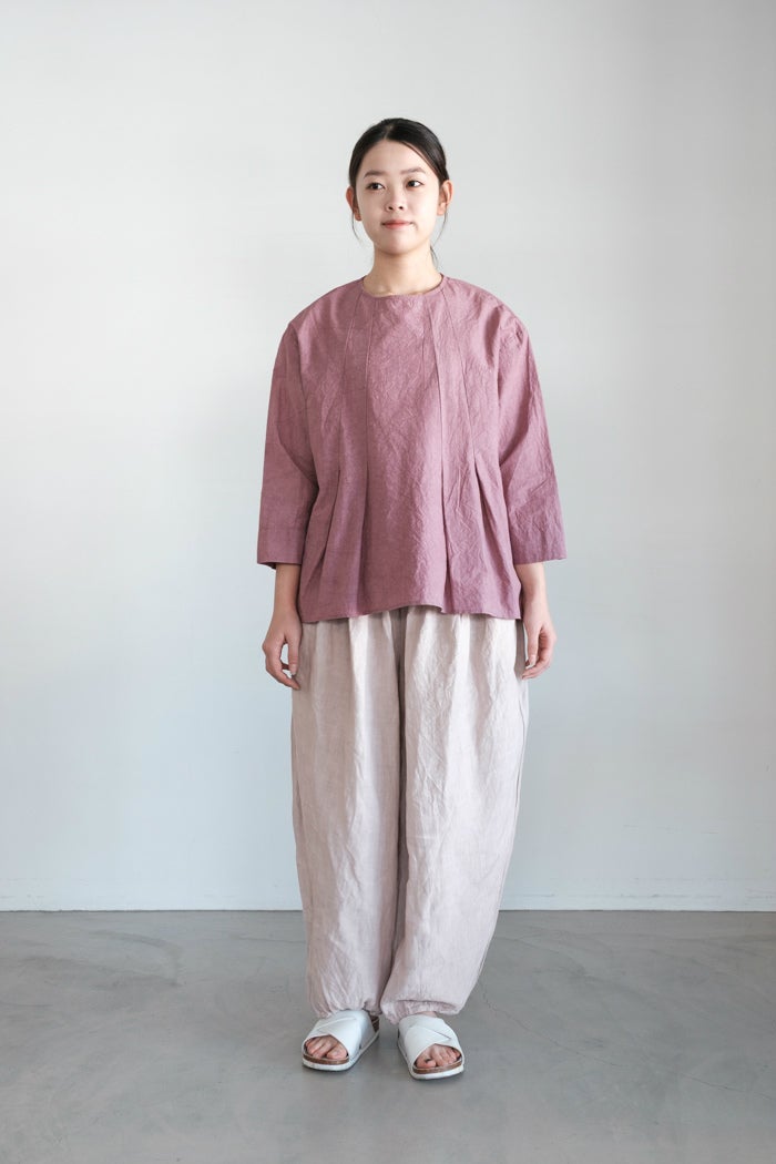 Gauze# ガーゼ リネン ameri パンツ(26SS) | T.T. GARRET