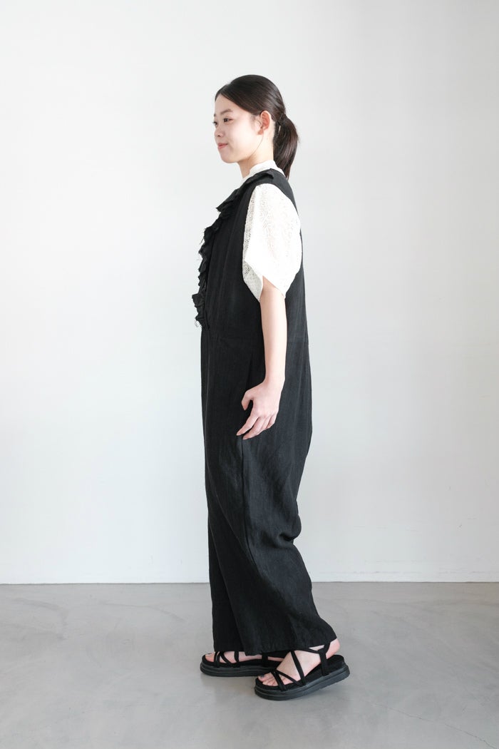 Gauze# ガーゼ ameri フリルサロペット(26SS) | T.T. GARRET