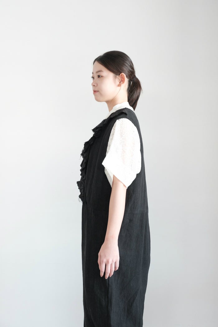 Gauze# ガーゼ ameri フリルサロペット(26SS) | T.T. GARRET