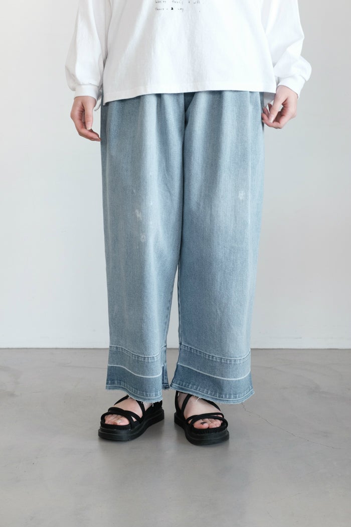 suzuki takayuki スズキタカユキ farmer's wide pants (25AW) | T.T.