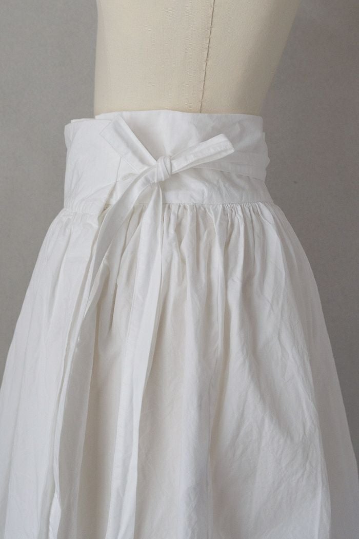ROBE de PEAU ローブデポー 裾レース オーバーラップスカート(26SS