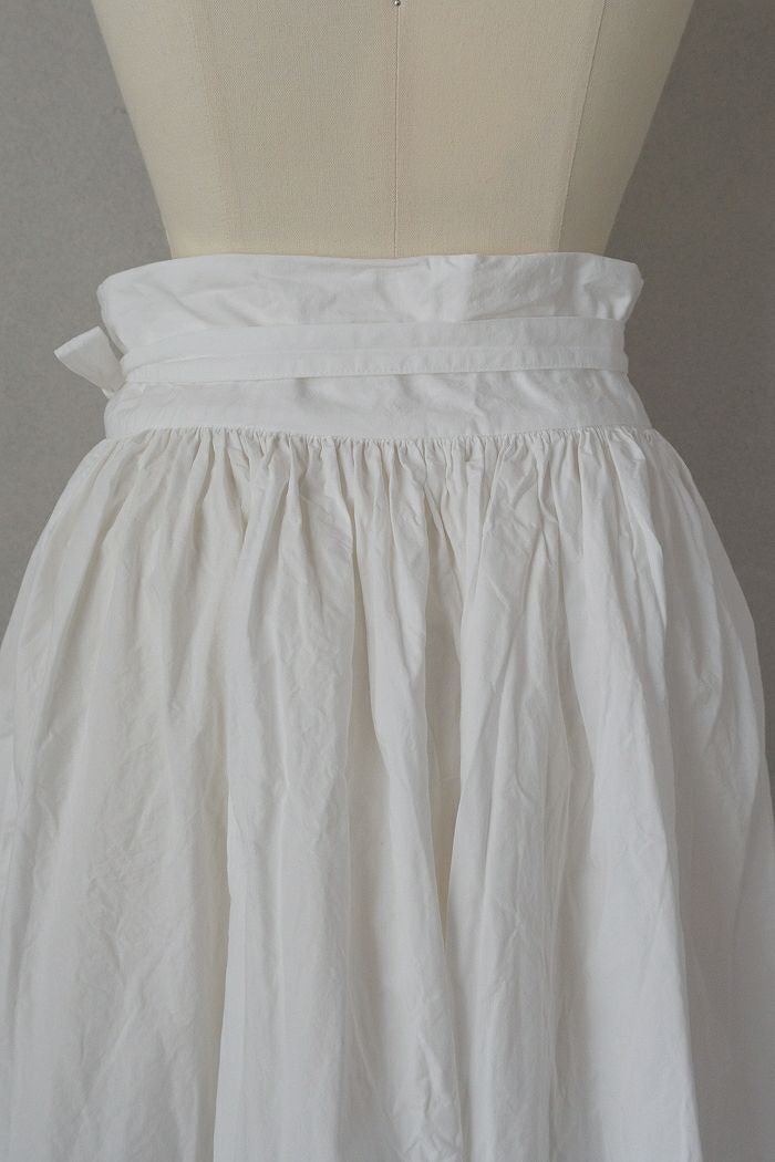 ROBE de PEAU ローブデポー 裾レース オーバーラップスカート(26SS