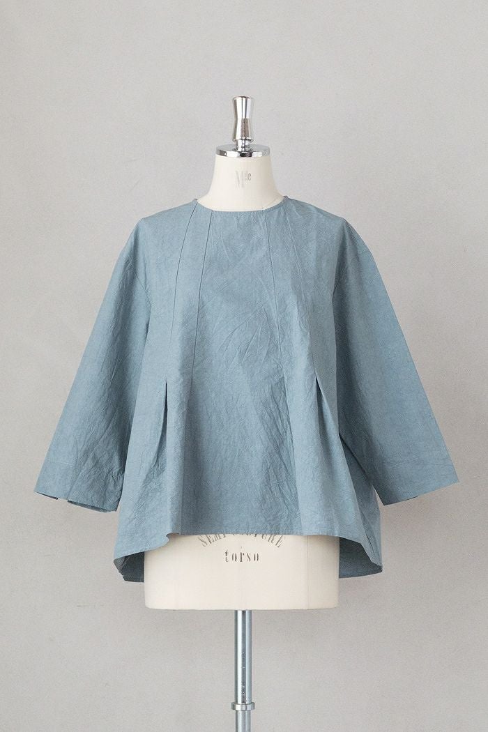 Porter des boutons ポルテデブトン ボーラースカラップブラウス(25SS