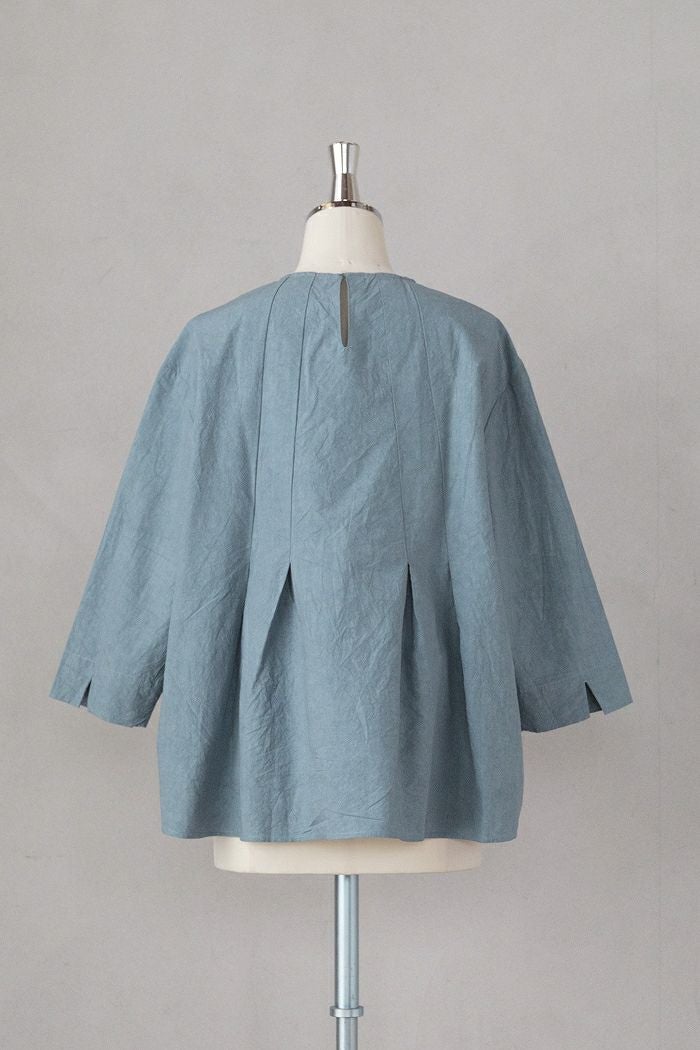 ROBE de PEAU ローブデポー タックブラウス(26SS) | T.T. GARRET