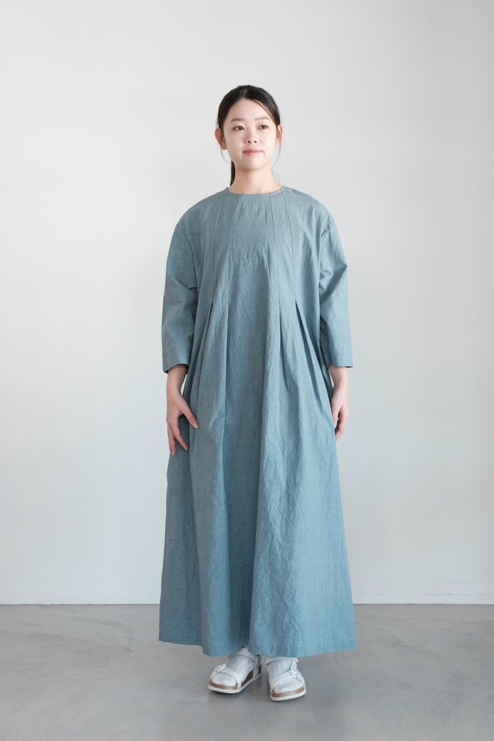 ROBE de PEAU ローブデポー タックワンピース(26SS) | T.T. GARRET